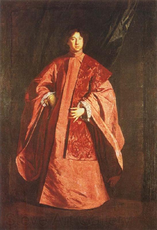 Sebastiano Bombelli Full-length portrait of Gerolamo Querini as Procurator of San Marco Spain oil painting art